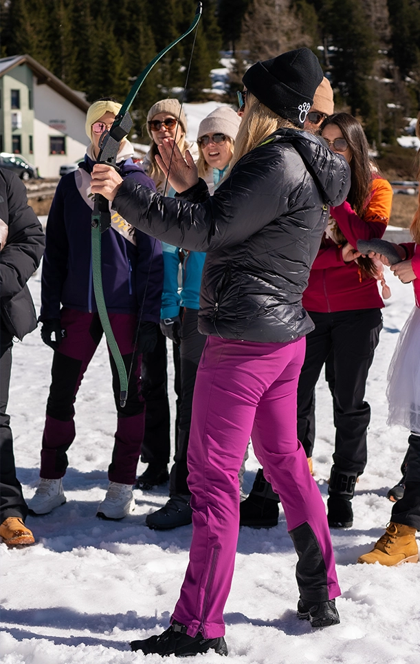 Bogen schießen Teambuilding mit Ulrike Eder